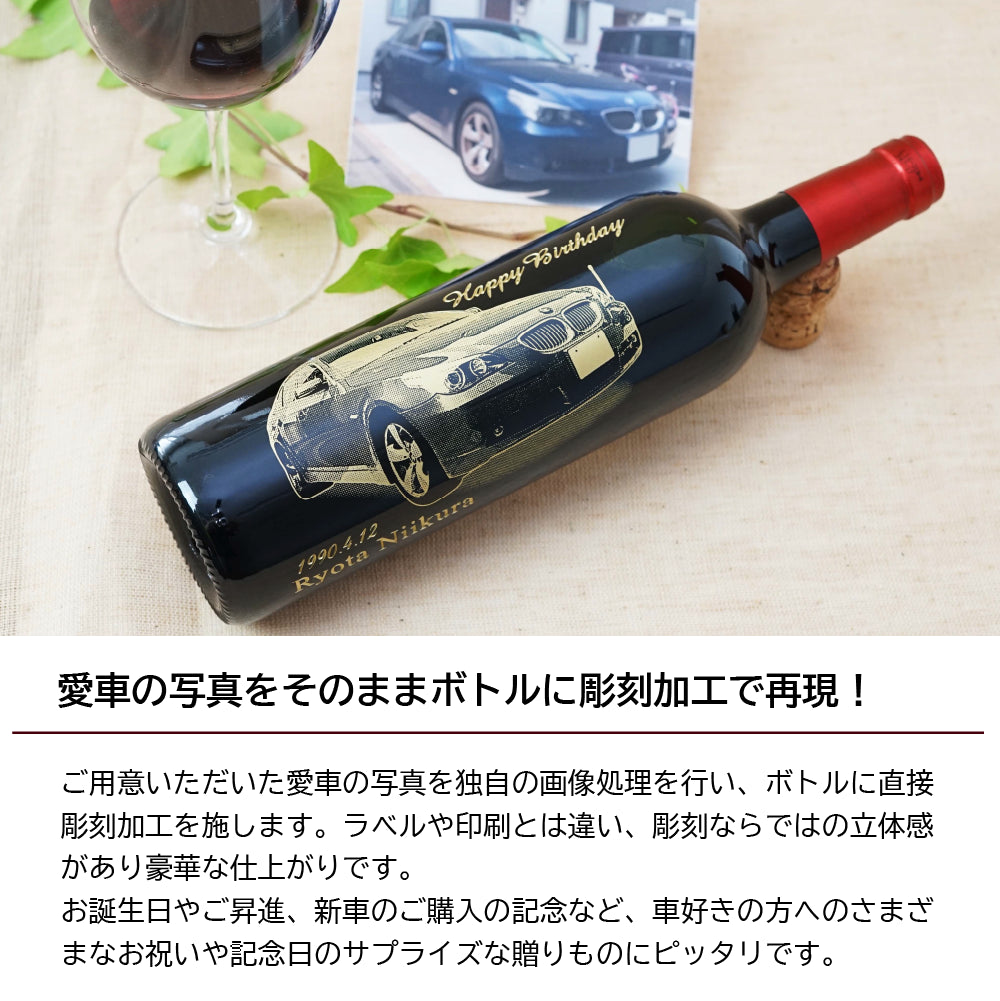 愛車の写真をそのまま再現!愛車ワイン:ヌメロ・アン ルージュ 750mL