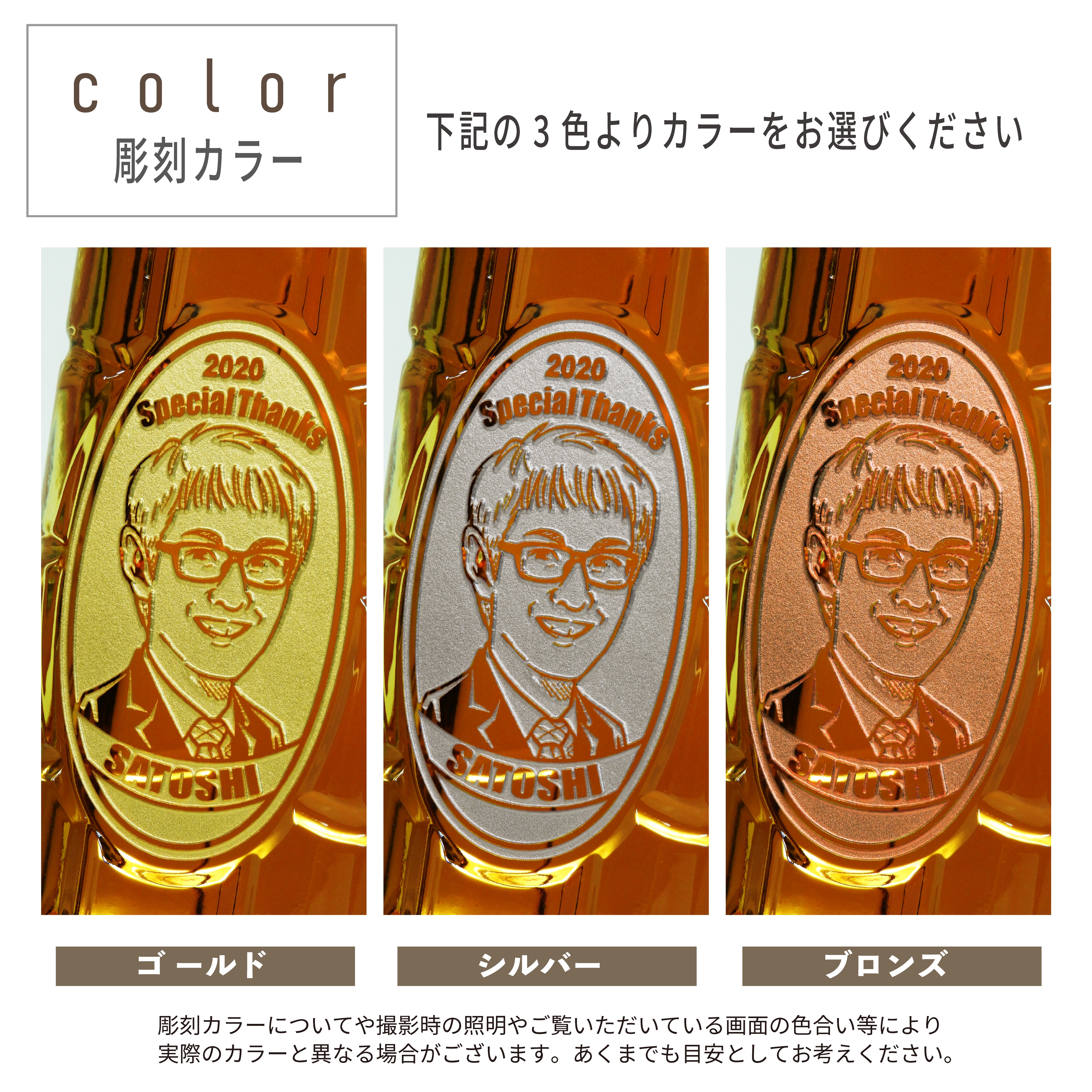 似顔絵ウイスキー　サントリー角瓶 700ml